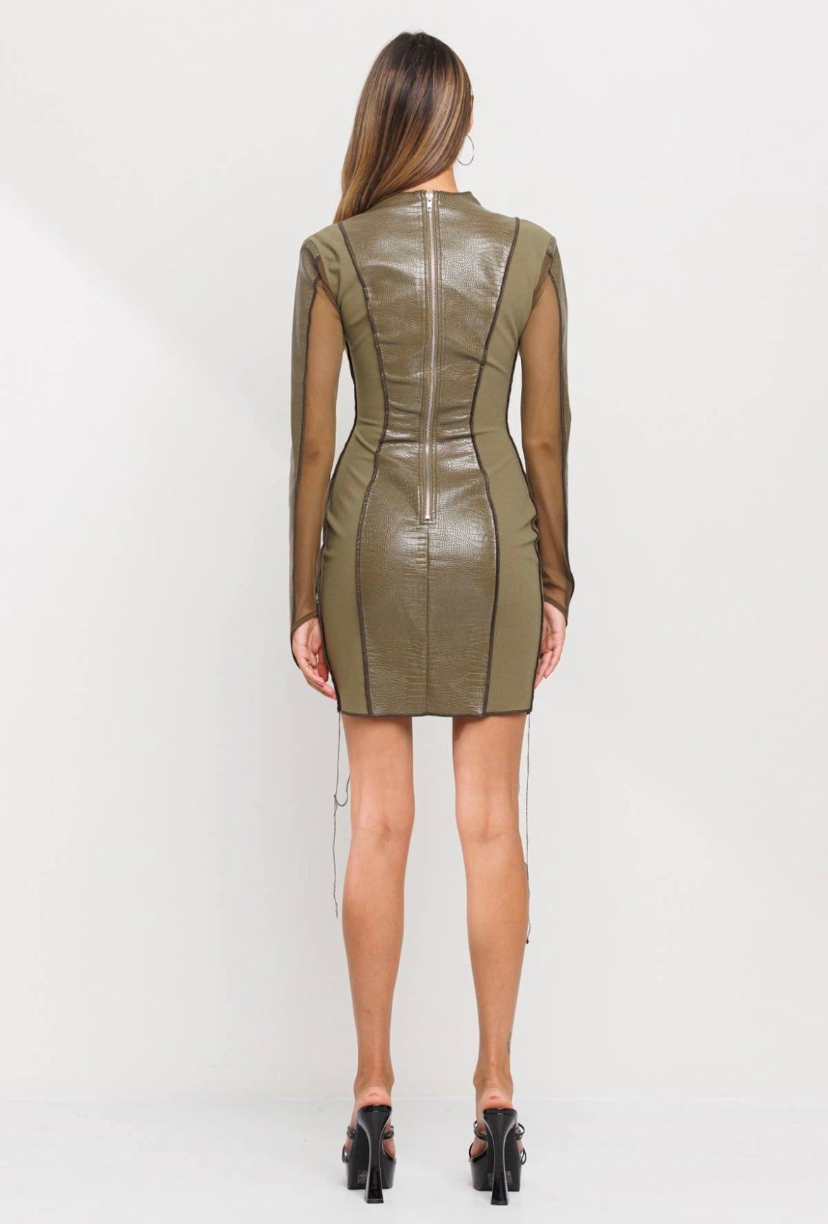 Reptilian Dress - IFUL BOUTIQUE