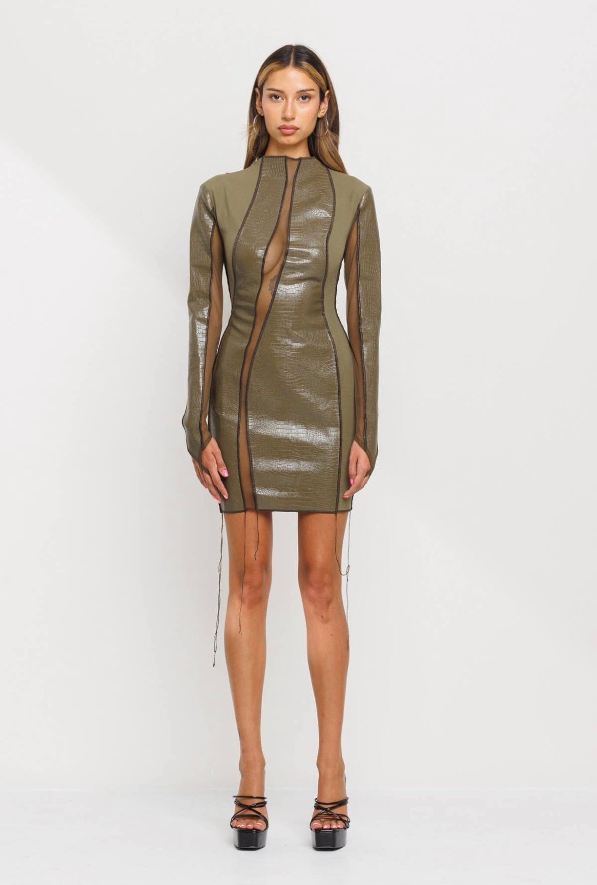 Reptilian Dress - IFUL BOUTIQUE
