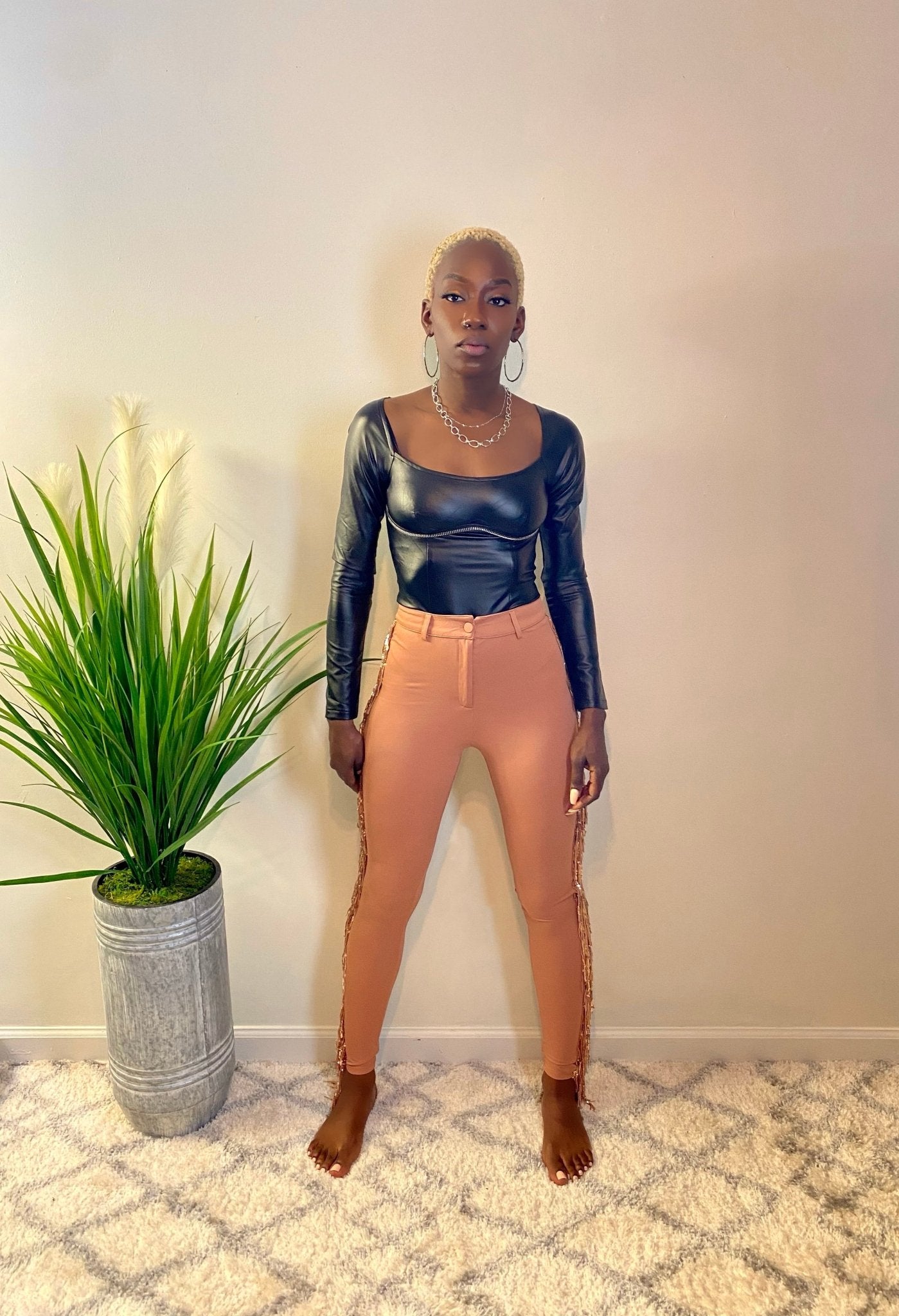 Shake It Sequin Fringe Pants - IFUL BOUTIQUE