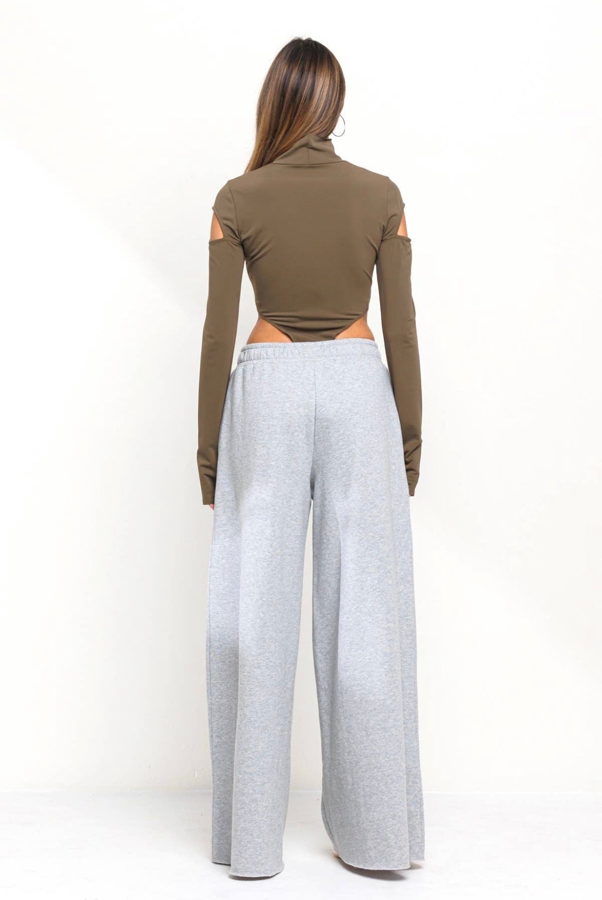 Wide Leg Flare Sweatpant - IFUL BOUTIQUE
